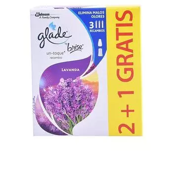 Glade unt toque ambientador recambios lavanda 3 piezas