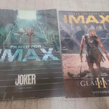 Gladiator 2+joker 2 Imax Posters Are Sold In Bulk For 10,000 Won.