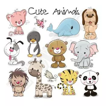 Гладильные наклейки, животные, декор для одежды, аксессуары «сделай сам», теплопередающие значки, нашивки, любимые дети