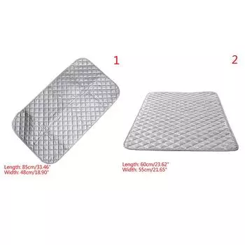 Гладильный коврик, коврик для стирки, чехол для стиральной машины и сушилки, термостойкая защита одежды 60*55cm