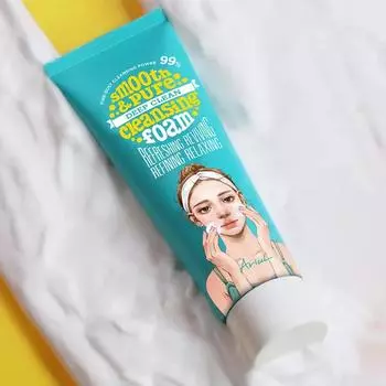 Гладкая и чистая пенка для глубокого очищения 80 мл