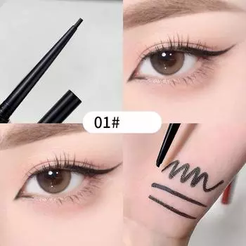 Гладкая и стойкая гелевая ручка для подводки глаз, водонепроницаемая, легко раскрашивается, гладкая и не легко размазывается, гелевая ручка для подводки глаз с тонким кончиком 1,5 мм