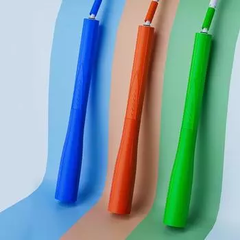 Гладкая и жесткая бамбуковая скакалка, модель для фитнеса для взрослых и детей, скакалка с бусинами, скакалка для начинающих белый