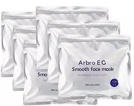 Гладкая маска для лица Albro EG 240 шт. шт. x 6 (40 мешков)