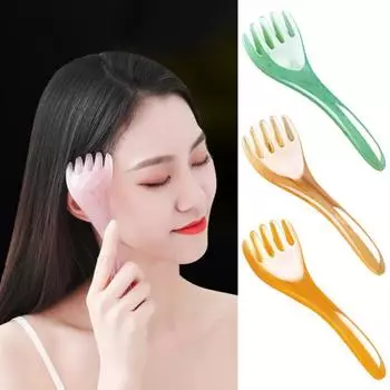 Гладкая поверхность коготь массажер акупрессурные точки отличное успокоение беспокойство голова розовый