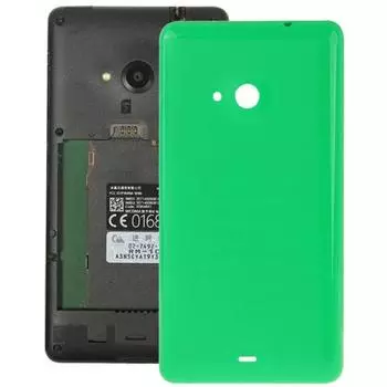 Гладкая поверхность пластиковой задней крышки корпуса для Microsoft Lumia 535 чёрный