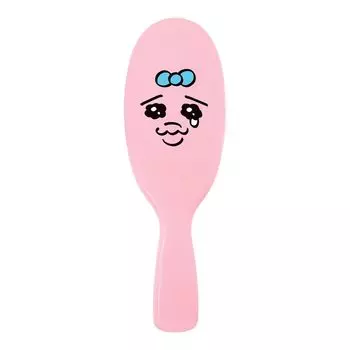 Гладкая щетка для волос Tees Factory с ручкой Panchu Rabbit, Namida Face, высота 155 x ширина 50 x глубина 30 мм, OU-5537697NF