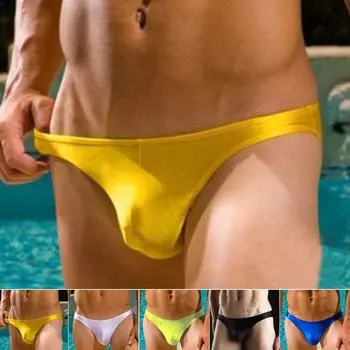 Гладкие мужские трусы-боксеры, нижнее белье-стринги, ультратонкие XL