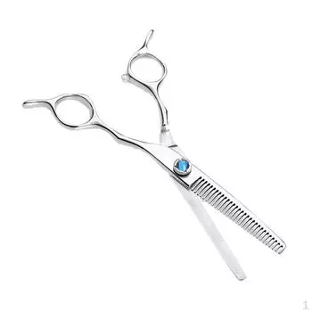 Гладкие острые салонные филировочные ножницы, прочные ножницы для стрижки волос со вставкой для пальцев