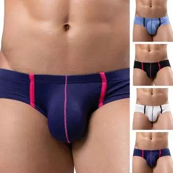 Гладкие, удобные, с низкой талией, сексуальный сетчатый дизайн, эластичное, идеально облегающее нижнее белье 2XL синий