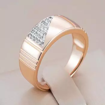 Гладкие золотые круглые посеребренные кольца со сверкающим цирконом, индивидуальные женские кольца, роскошные ювелирные изделия для свадебной вечеринки 7
