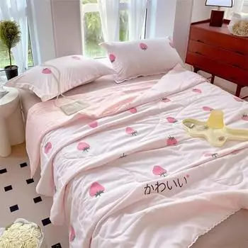 Гладкий кондиционер, удобный и легкий летний комплект пододеяльников, мягкий матовый пододеяльник из микрофибры, комплект постельного белья 150x200cm quilt