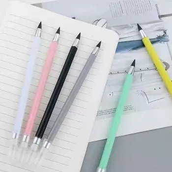 Гладкое письмо, надежная ручка, прочный свободный режущий карандаш серый