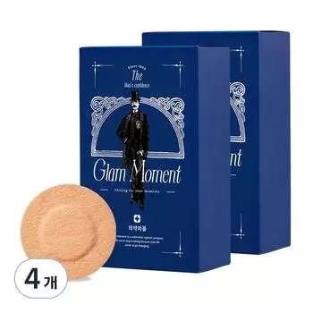 Glam Moment для мужчин Skin Fit Cover Patch Nipple Band 60p, 4 шт.