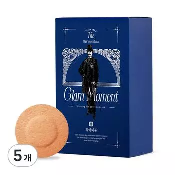 Glam Moment for Men Skin Fit Cover Nipple Band 60p, 5 pieces