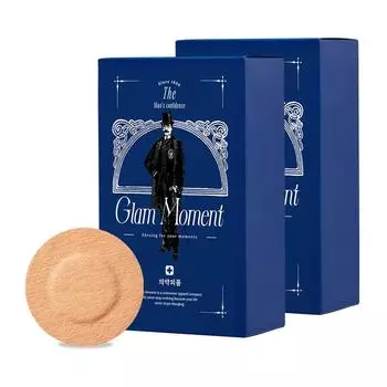 Glam Moment для мужчин Skin Fit Cover Patch Nipple Band 60p, 2 шт.