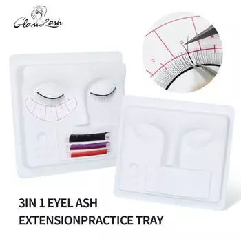 GLAMLASH 1 шт., тренировочная ручная работа, наращивание накладных ресниц, пластиковая модель манекена, голова, наращивание ресниц, голова манекена белый