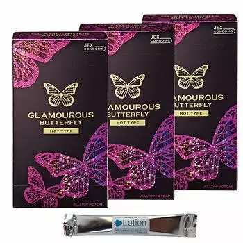 Glamorous Butterfly Hot 1000 штук x 3 коробки с 1 стиком лосьона Gex презерватив контрацептивный кожный взрослый мешок презерватив (12 комплектов)