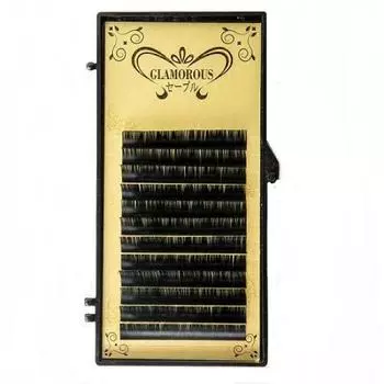 GLAMOROUS LASH Premier Sable одинарная толщина x длина 10 мм [Наращивание ресниц] [D-изгиб] 0,20 мм