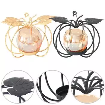 Гламурный золотой подсвечник, идеальный для праздничных случаев чёрный