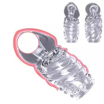 Glans Cover Silicone Reusable Delay Ejaculation Enlargement Penis Ring 2PCS Set Sex Toys For Men Penis Extender Condoms Dick Sleeve Cock Rings Flesh