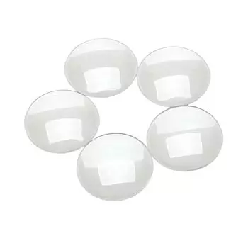 Glass Cabochon 40mm Clear Glass Hemisphere Circular Round Beads Paster for DIY Crafts Handmade Jewelry Transparent Dome Magnifying Lens Effect
