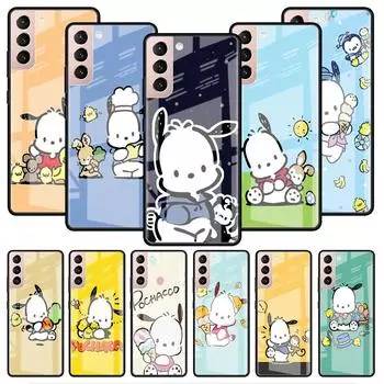Glass Case For Samsung Galaxy S22 S20 FE S21 Plus Phone Cover S10 5G S9 Note 20 Ultra 10 Lite Shell Pachacco Samsung S20 5G