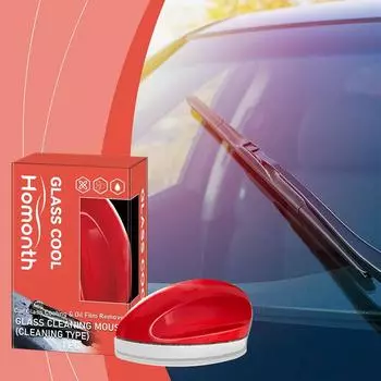 Glass Cleaning Mouse Power Magic Glass Coating Concentrated Water Repellent Stain Remove Windscreen Oil Film Car Clean Set