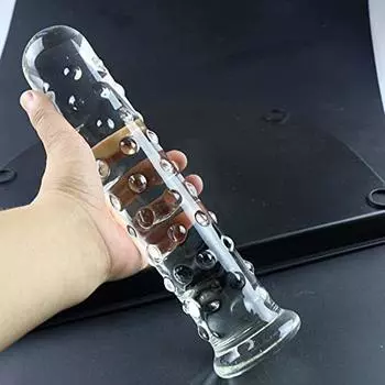 Glass Dildo Giant Dildo Advanced Transparent Anal Plug Anal Dildo Anal Masturbation Stick Glass Kit
