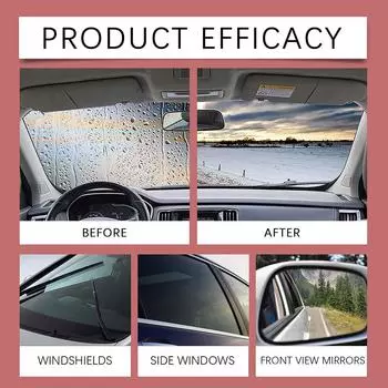 Glass Film Cleaning Kit Strong Stain Removal Waterproof Windshield Refreshing Polishing Agent Car Cleaning Supplies красный