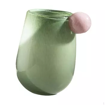 Glass Flower Vase Dried Arrangement Home Furnishing Decorative Tabletop Ornament for