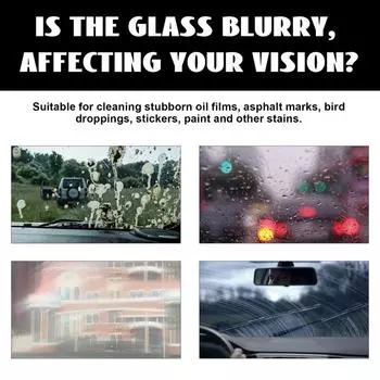 Glass Oil Film Remover Automotive Glass Oil Film Cleaner 150ml Car Windshield Cleaner Glass Film Removal Fluid for Car Window CHINA