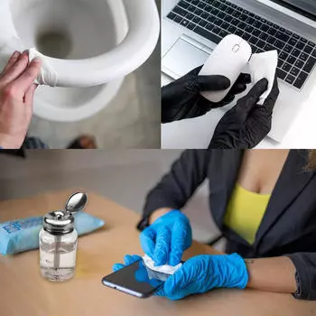 Стеклянный дозатор для помпы-бутылки пустой многоразовый прозрачный со шкалой пресс-типа для ногтей