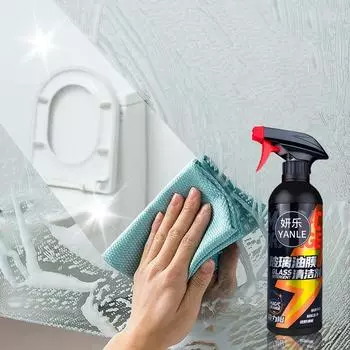 Glass Stripper 500ml Car Glass Cleaner Auto Glass Cleaner For Clear Vision Car Window Cleaner For Remove Dirt Water Stains CHINA
