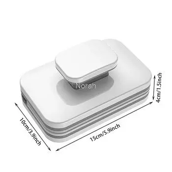 Glass Wiper Wash Magnetic Window Double Sided Cleaning Brush Household Magnetic Brush for Washing Windows Home Cleaning Tool белый