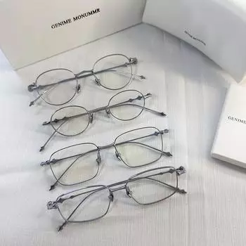 Glasses Atomi Frame Men S And Women S Aba Retro Pure Titanium Plain Ep Round Frame Lenses With Myopia