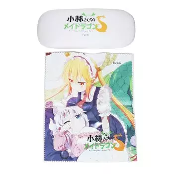 Glasses case with cloth Dragon Maid Thor Kanna Mr. Kobayashi s &