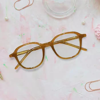 Glasses for Women Casual Fashion Eyewear Men Adult Holiday Screens светло-коричневого