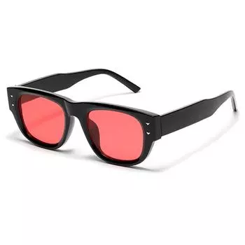 Glasses Large Frame Versatile Square Sunglasses Men S, Triangular Metal Rivets Recommended Sunglasses Women