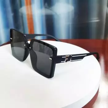 Glasses Retro Polarized Sunglasses Women S High-End Large Square Sunglasses F Letter Factory