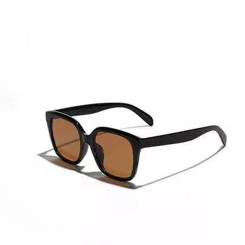 Glasses Square Large Frame Street Sunglasses Women Sunglasses Men бежевый