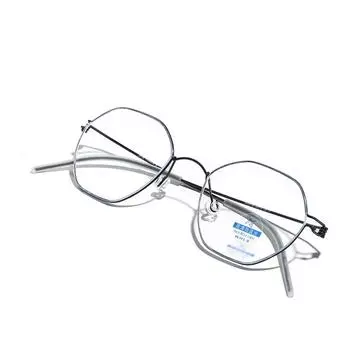 Glasses Ultra-Light Can Be Matched With Myopia Glasses Frame Men S Metal Titanium Polygon Small Frame Plain Glasses Women S Simple Glasses золотой