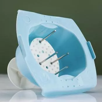 Главная Аксессуары для мандолины Прочный защитный держатель для защиты пальцев Терка для еды розовый