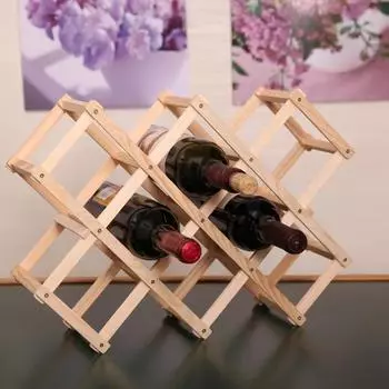 Главная Барная Полка для Бутылок Вина Подставка Для Хранения Бутылок Деревянная Винная Стойка Держатель Аксессуары Поддержка Витрина Держатели Шкафчиков