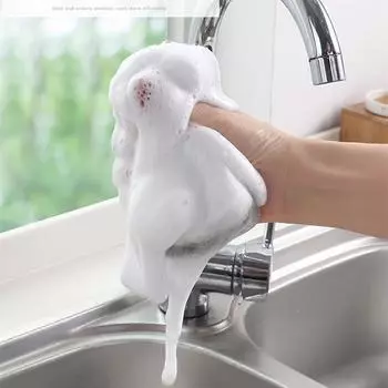 Главная Бытовые чистящие средства Кухонные принадлежности Губка для мытья посуды 1/5/10 шт. Салфетка для чистки Двусторонняя губка для чистки Аксессуары 1pc