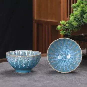 Главная чашка для чая Большая чашка в форме цветка Цзяньчжань Персональная специальная чашка Домашнее чаепитие