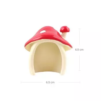 Главная Crafts Комната с красными грибами Украшения из смоляной атмосферы Садоводство Микро-ландшафт Соответствие Реквизит для съемки Украшения 1pcs