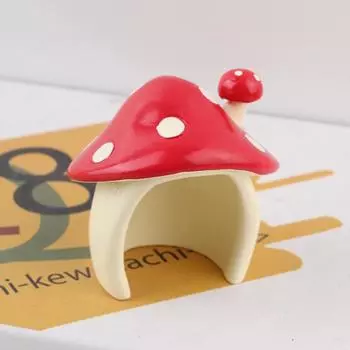 Главная Crafts Комната с красными грибами Украшения из смоляной атмосферы Садоводство Микро-ландшафт Соответствие Реквизит для съемки Украшения