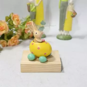 Главная Цветные смоляные украшения в виде сидячих яиц, украшение для рабочего стола, макет детской комнаты, подарок, праздничная атмосфера. One Size