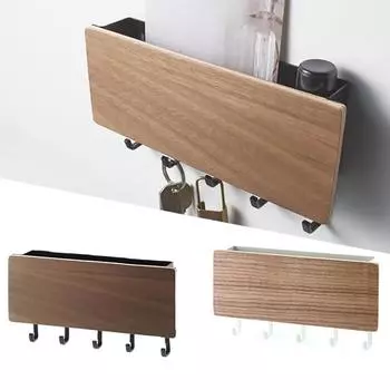 Главная Декоративное Хранение Ключница Полка Офисный Органайзер Подвесной чёрный